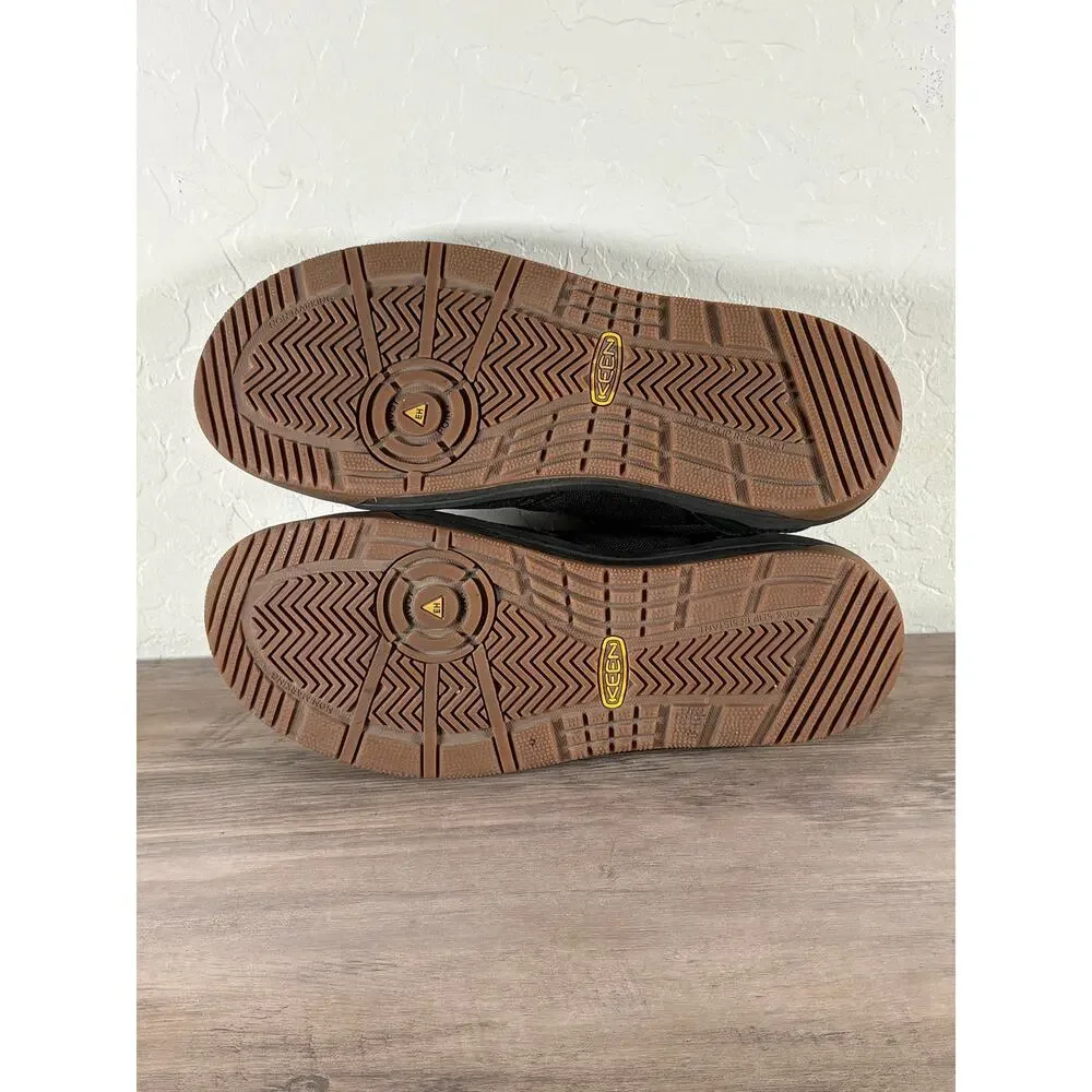 Keen Utility Mens Kenton ESD CT Black/Gum Canvas Work‎ Shoes Sneakers size 8 D